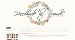 Desktop Screenshot of handmadebytamara.com